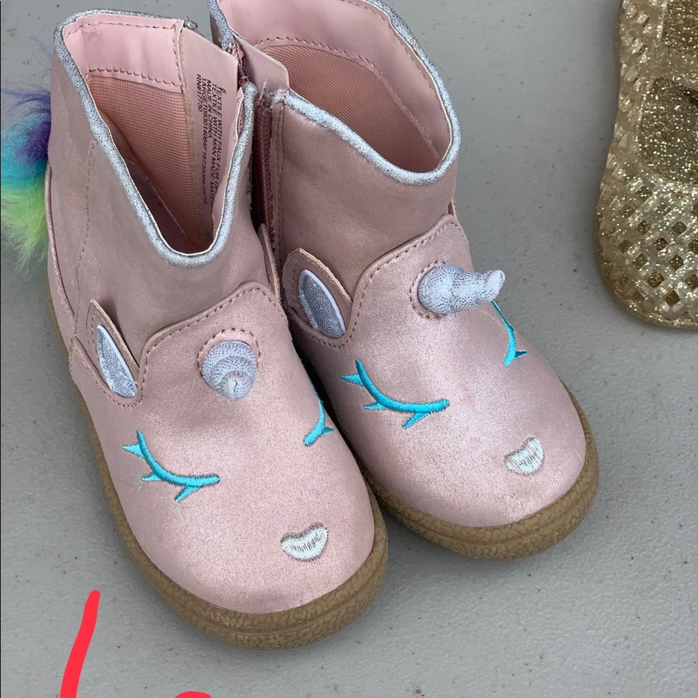 Unicorn booties